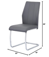 Barton Modern Dining Chairs - front view