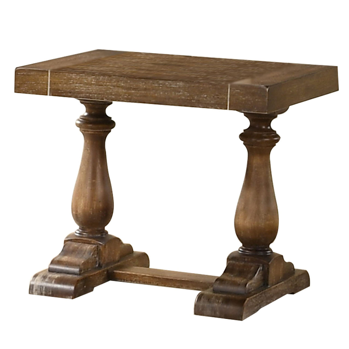 Amy rustic wood occasional table
