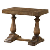 Amy rustic wood occasional table