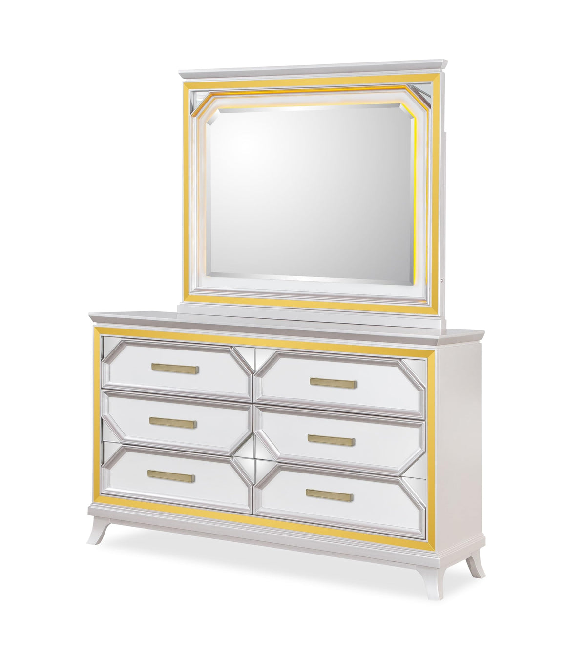 Claire White Bedroom Set — Queen & King — product view 4