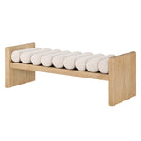 Torbjorn 52" Bench in Natural Oak