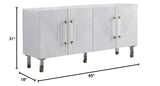 Tyrell New Sideboard in White - side view