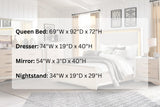 Milan Ash White Bedroom Set — Queen & King — product view 9