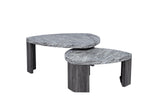 Tvoro 2-Piece Swivel Nesting Coffee Table Set - detail view