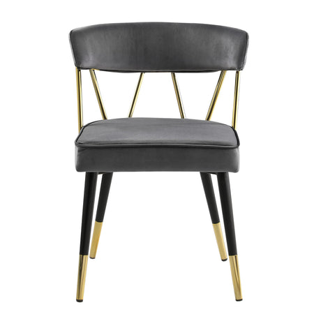 Antoine Glam Upholstered Dining Chair - detail view