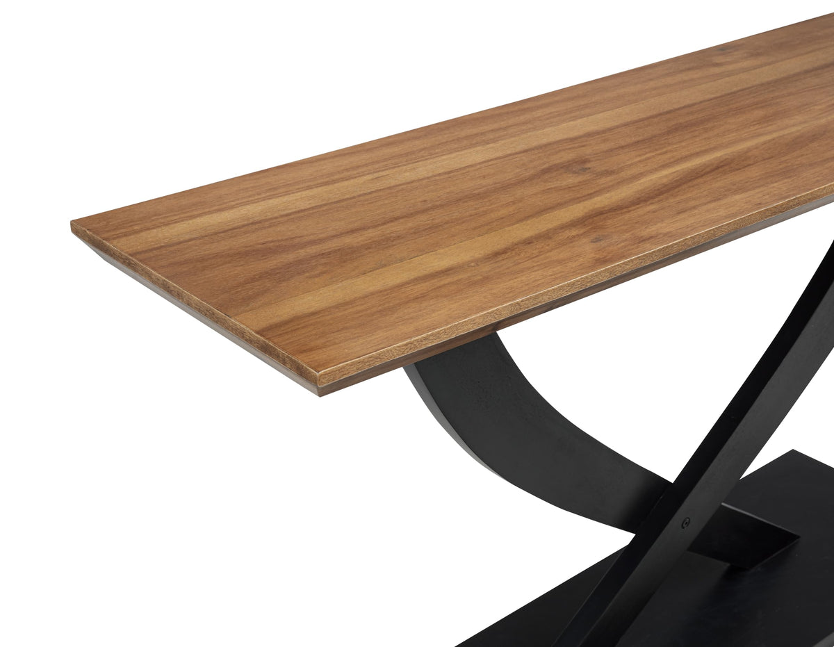 Danport 57" Transitional Rectangle Console Table - detail view