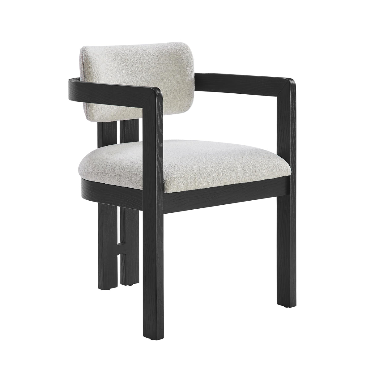 Tappelle Mid-Century Modern Dining Arm Chair