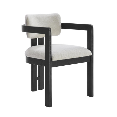 Tappelle Mid-Century Modern Dining Arm Chair