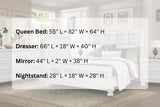 Penta Pearl White Bedroom Set — Queen & King — product view 9