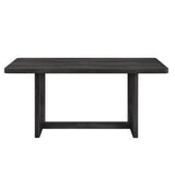 Cadewood 67" Mid-Century Modern Rectangle Dining Table - detail view