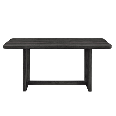 Cadewood 67" Mid-Century Modern Rectangle Dining Table - detail view