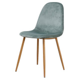 Morgan Velvet Side Chairs - room setting