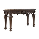 Tuscany 54" Traditional Rectangle Console Table - detail view