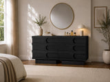 Capri carved inlay accent cabinet