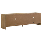 Brenham 79" TV Stand with Glass Doors - Washed Oak Media Console, Fits TVs up to 85" – view 6