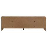 Brenham 79" TV Stand with Glass Doors - Washed Oak Media Console, Fits TVs up to 85" – view 7