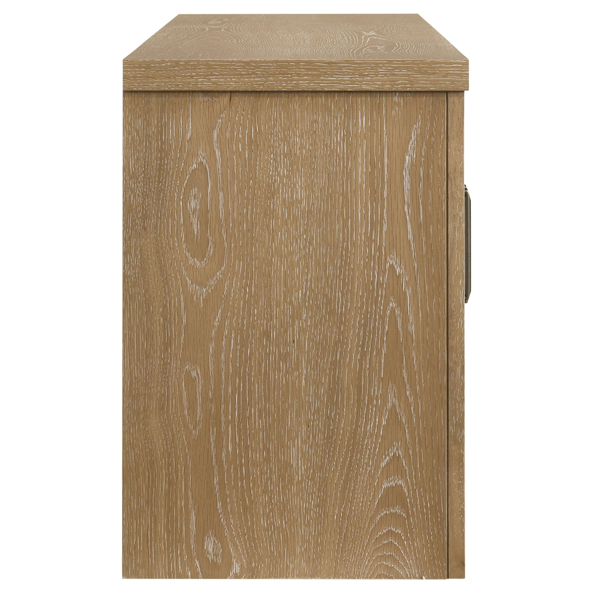 Brenham 79" TV Stand with Glass Doors - Washed Oak Media Console, Fits TVs up to 85" – view 8