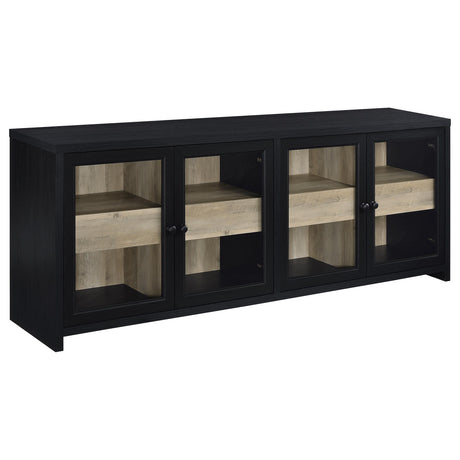 Denison 79" TV Stand & Entertainment Center with Media Towers - 79" TV Stand Only