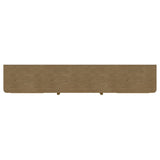 Arini 79" TV Stand - Sand Wash Media Console with Woven Cane Doors & Aged Brass Legs – view 11