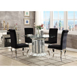 Noralie Round Glass Dining Table