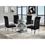 Noralie Round Glass Dining Table