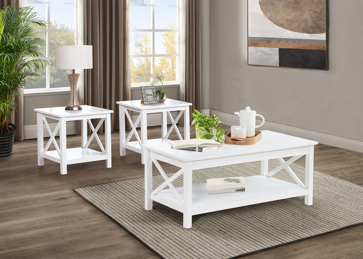 Skyview 44" Lift Top Coffee Table & End Table - 3pcs- Lift Top Coffee Table + 2 End Tables