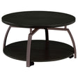 Dacre Round Two-Tier Coffee & End Table Sets - Coffee Table
