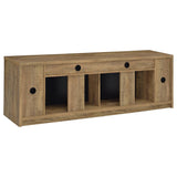 Eddy 79" Fireplace TV Stand - Flame Visualizer Media Console for TVs up to 85" in Mango – view 7