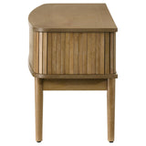 Croyden 71" Mid-Century TV Stand with Reeded Sliding Doors - Weathered Natural, Fits TVs up to 75" – view 6