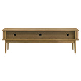 Croyden 71" Mid-Century TV Stand with Reeded Sliding Doors - Weathered Natural, Fits TVs up to 75" – view 8