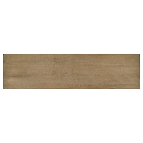 Adina 70" TV Stand with Reeded Sides & 4 Doors - Distressed Light Brown Ash Veneer, Arrives Assembled – view 11