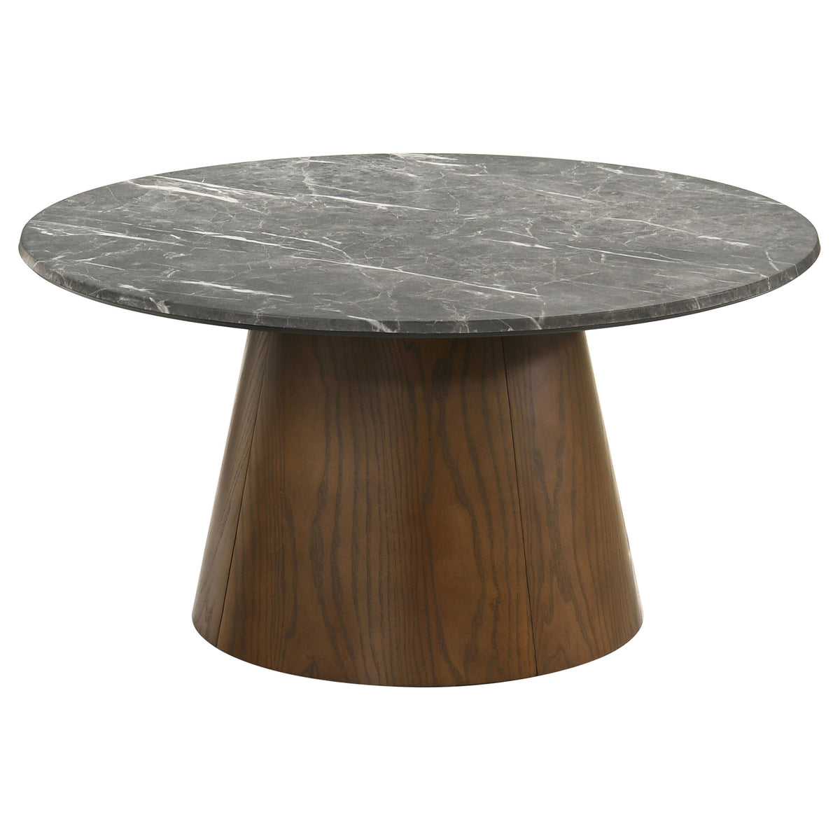 Franklin 36" Round Pedestal Coffee Table & End Table Sets - 36" Round Coffee Table