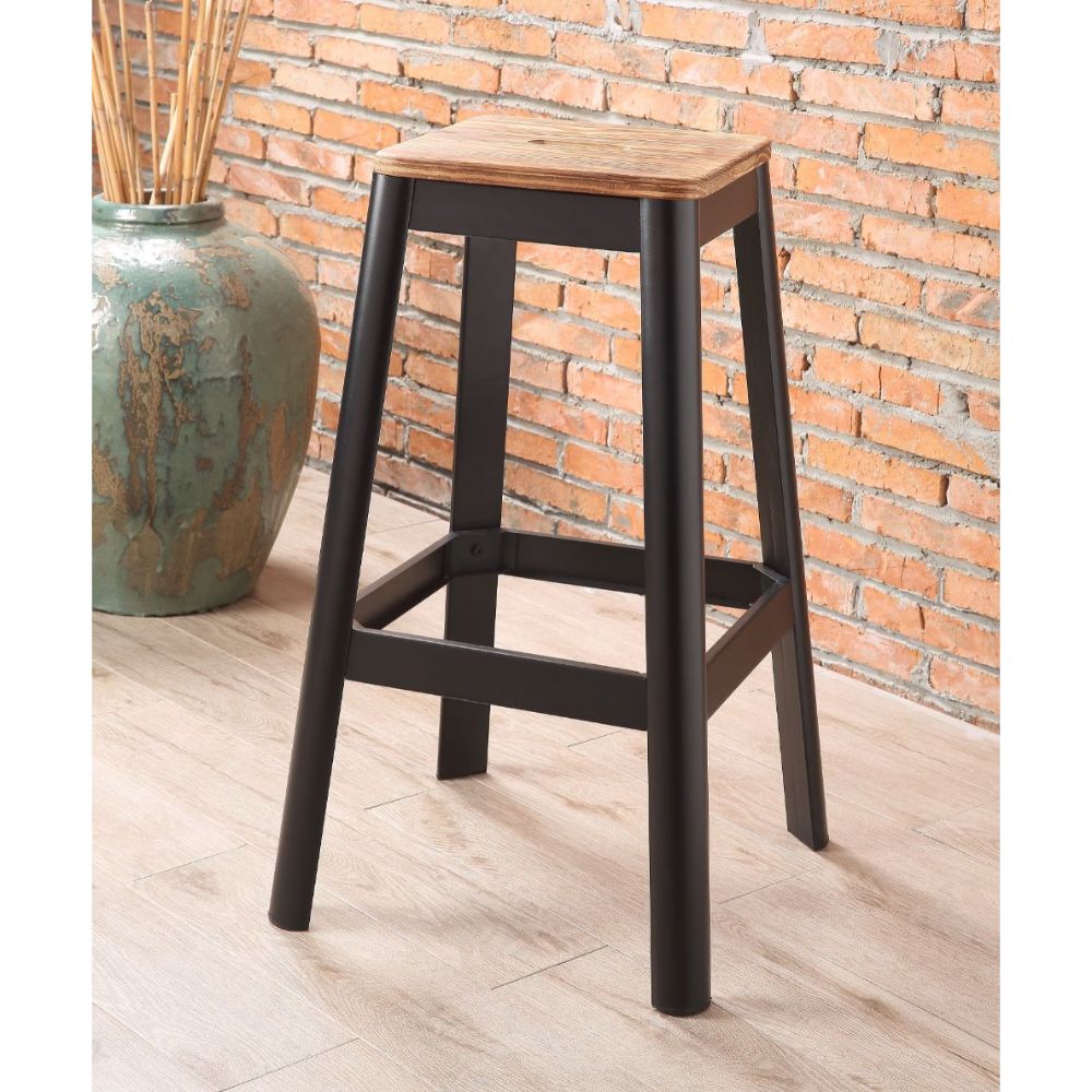 Jacotte Square Bar Table & Backless Bar Stools