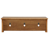 Beasley 71" TV Stand Media Console - Two-Door Cabinets & Open Shelves in Golden Oak – view 3