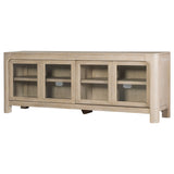 Solano 71" Arched TV Stand Media Console - Weathered Mango with Sliding Glass Doors – view 6