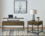 Byers Lift-Top Coffee Table & End Table - 2pcs- Coffee Table + End Table
