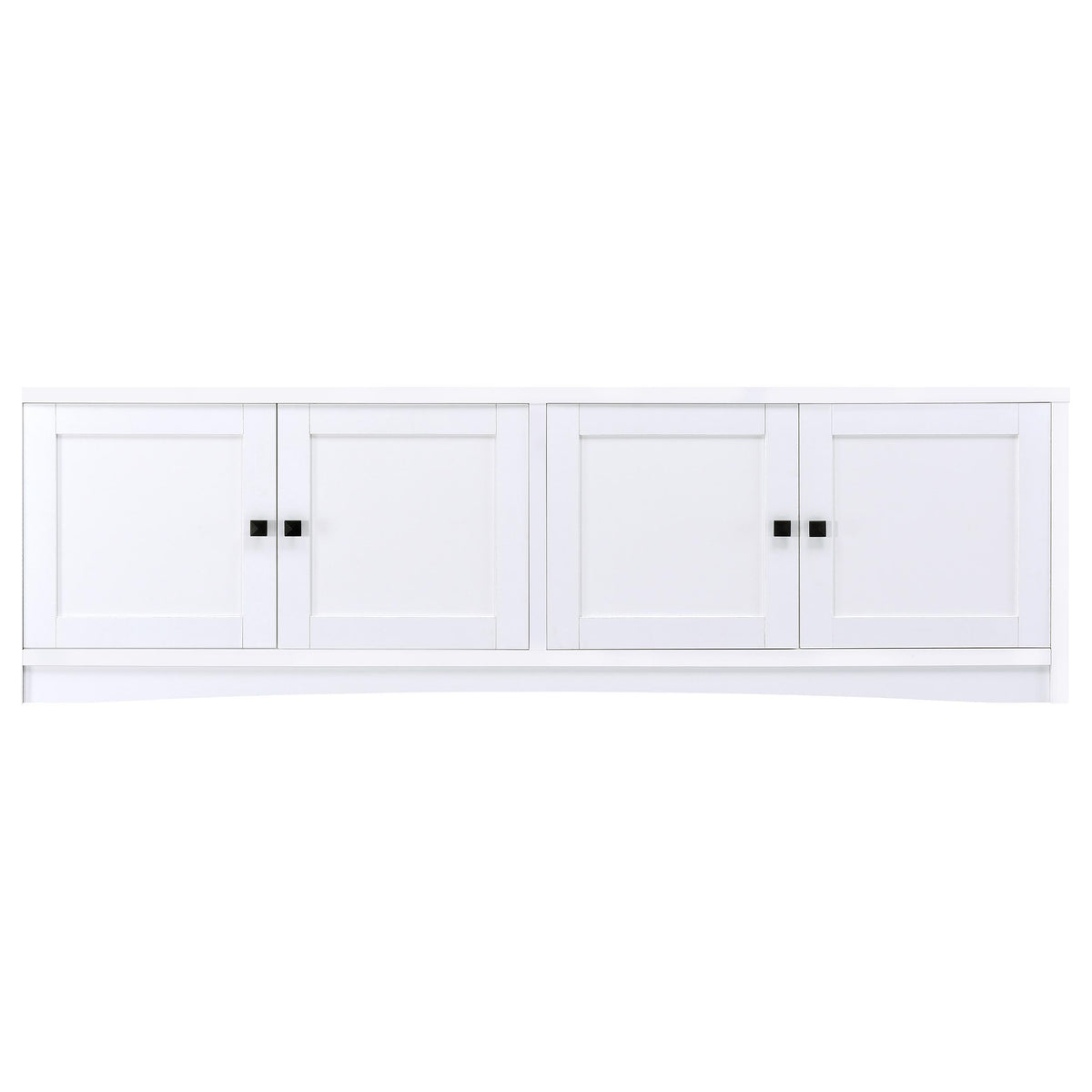 Laughlin 78" TV Stand & Entertainment Center with Media Towers - Adjustable Shelves in White – view 8