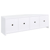 Laughlin 78" TV Stand & Entertainment Center with Media Towers - Adjustable Shelves in White – view 11