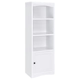 Laughlin 78" TV Stand & Entertainment Center with Media Towers - Adjustable Shelves in White – view 12