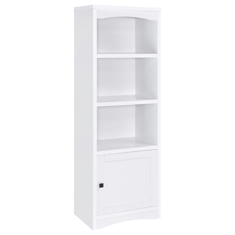 Laughlin 78" TV Stand & Entertainment Center with Media Towers - Adjustable Shelves in White – view 12