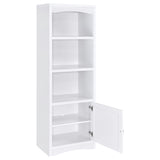 Laughlin 78" TV Stand & Entertainment Center with Media Towers - Adjustable Shelves in White – view 13