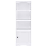 Laughlin 78" TV Stand & Entertainment Center with Media Towers - Adjustable Shelves in White – view 14