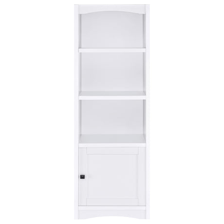 Laughlin 78" TV Stand & Entertainment Center with Media Towers - Adjustable Shelves in White – view 14