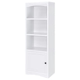 Laughlin 78" TV Stand & Entertainment Center with Media Towers - Adjustable Shelves in White – view 15