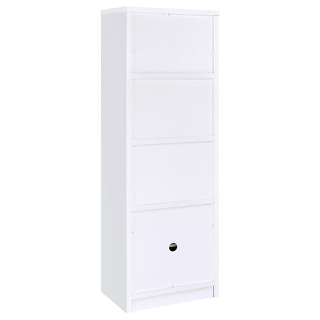 Laughlin 78" TV Stand & Entertainment Center with Media Towers - Adjustable Shelves in White – view 17