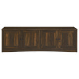 Laughlin 78" TV Stand & Entertainment Center with Media Towers - Adjustable Shelves in Dark Pine – view 7