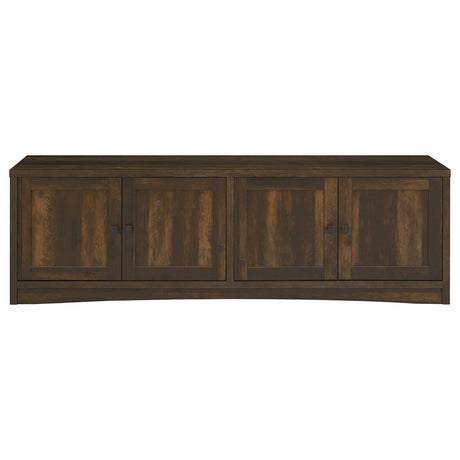 Laughlin 78" TV Stand & Entertainment Center with Media Towers - Adjustable Shelves in Dark Pine – view 7