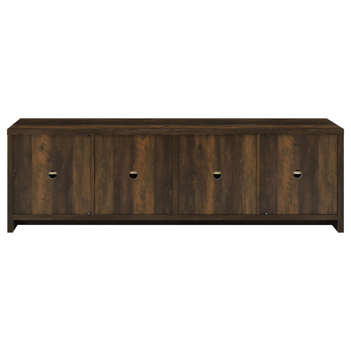 Laughlin 78" TV Stand & Entertainment Center with Media Towers - Adjustable Shelves in Dark Pine – view 11