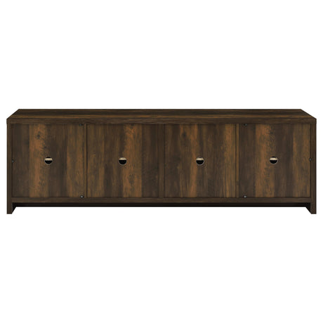 Laughlin 78" TV Stand & Entertainment Center with Media Towers - Adjustable Shelves in Dark Pine – view 11