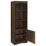 Laughlin 78" TV Stand & Entertainment Center with Media Towers - Adjustable Shelves in Dark Pine – view 13